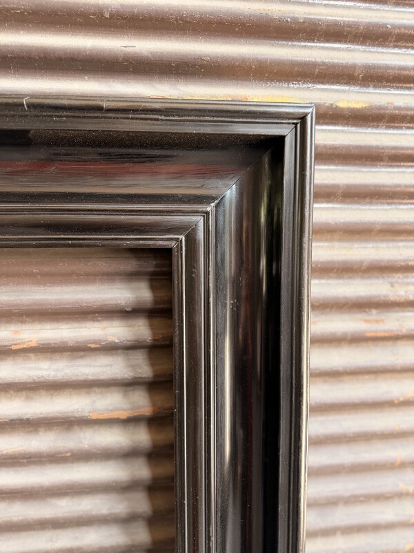 19th century blackened wooden frame