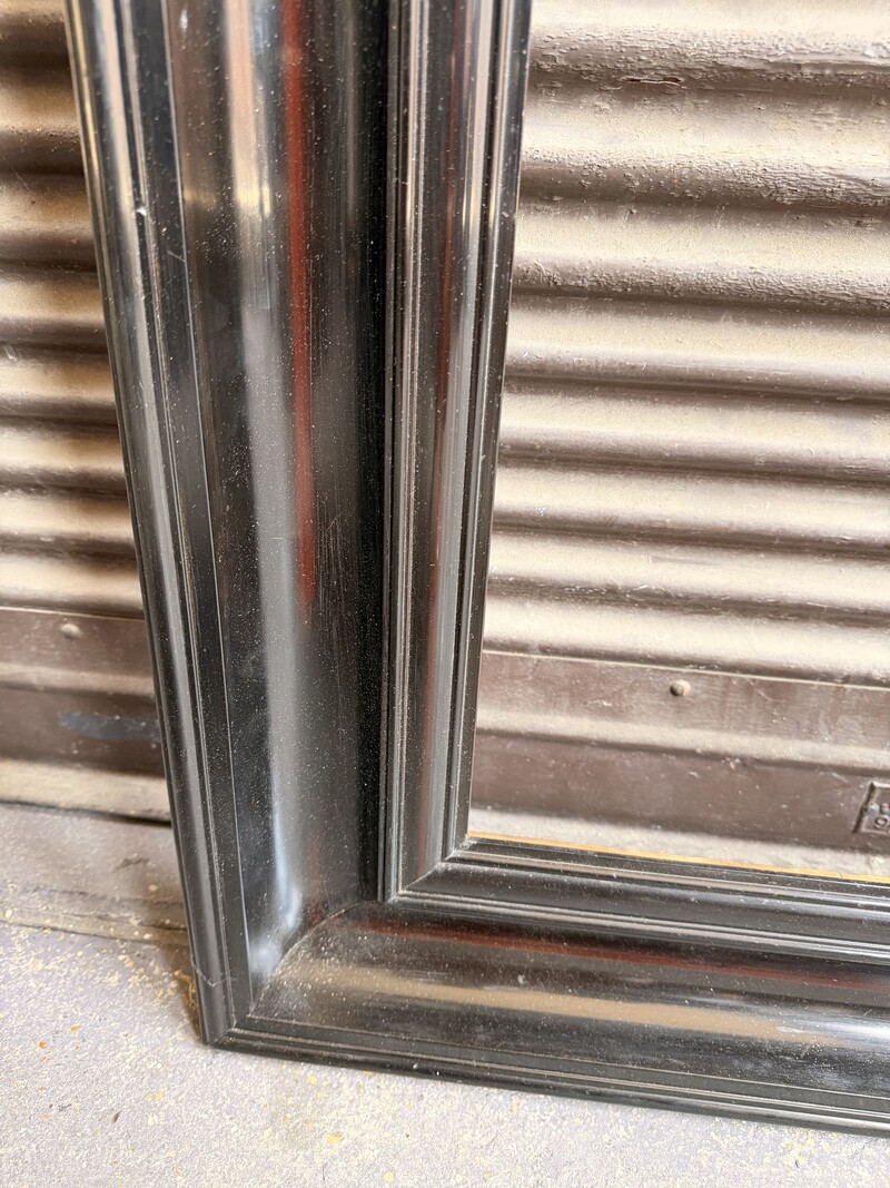 19th century blackened wooden frame