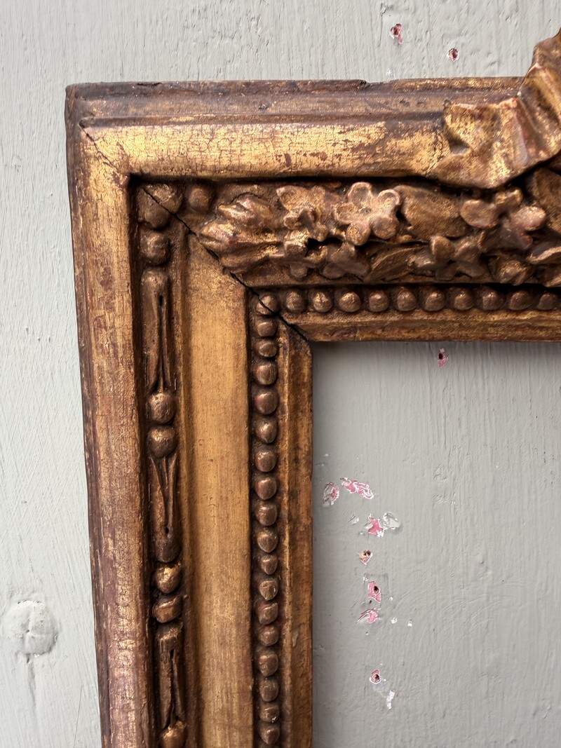 Gilded wooden frame Louis XVI 18th century