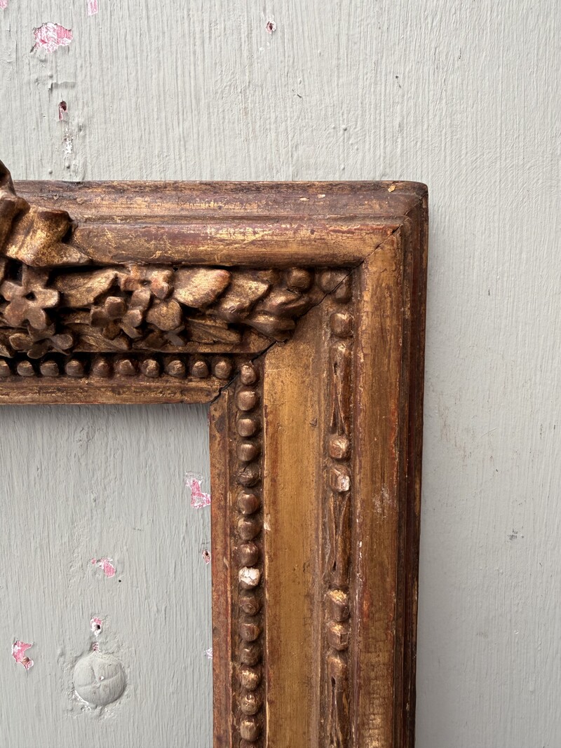Gilded wooden frame Louis XVI 18th century