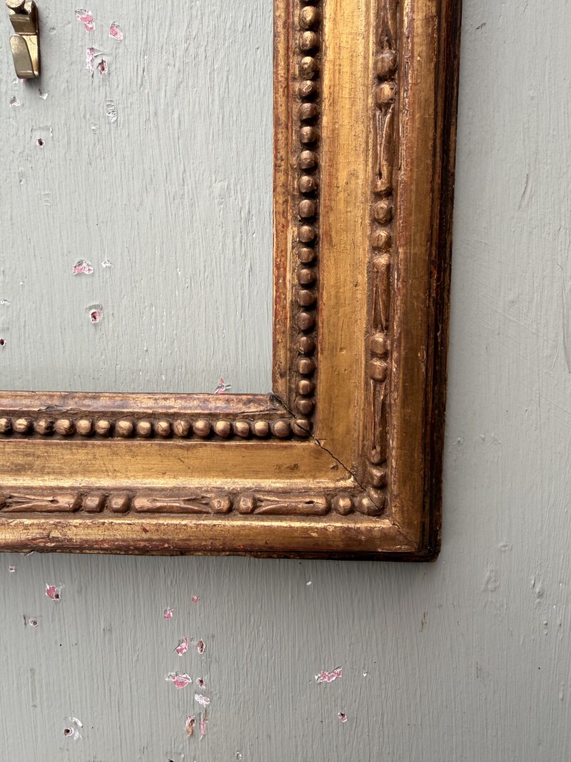 Gilded wooden frame Louis XVI 18th century