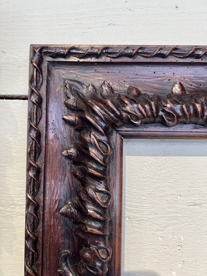 17th century carved wooden frame