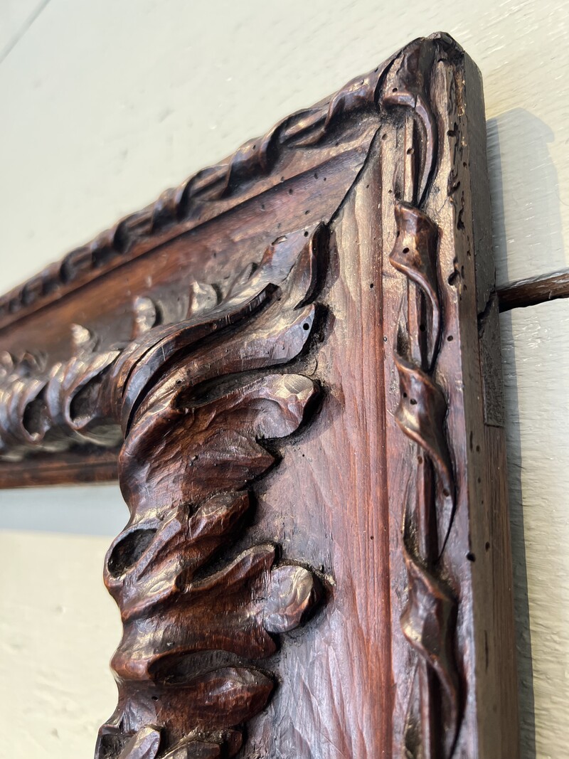 17th century carved wooden frame