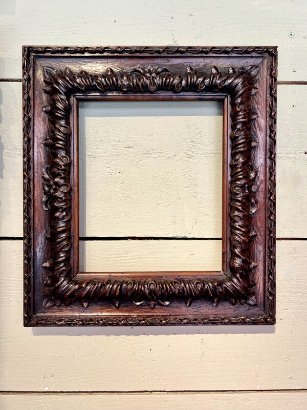 17th century carved wooden frame