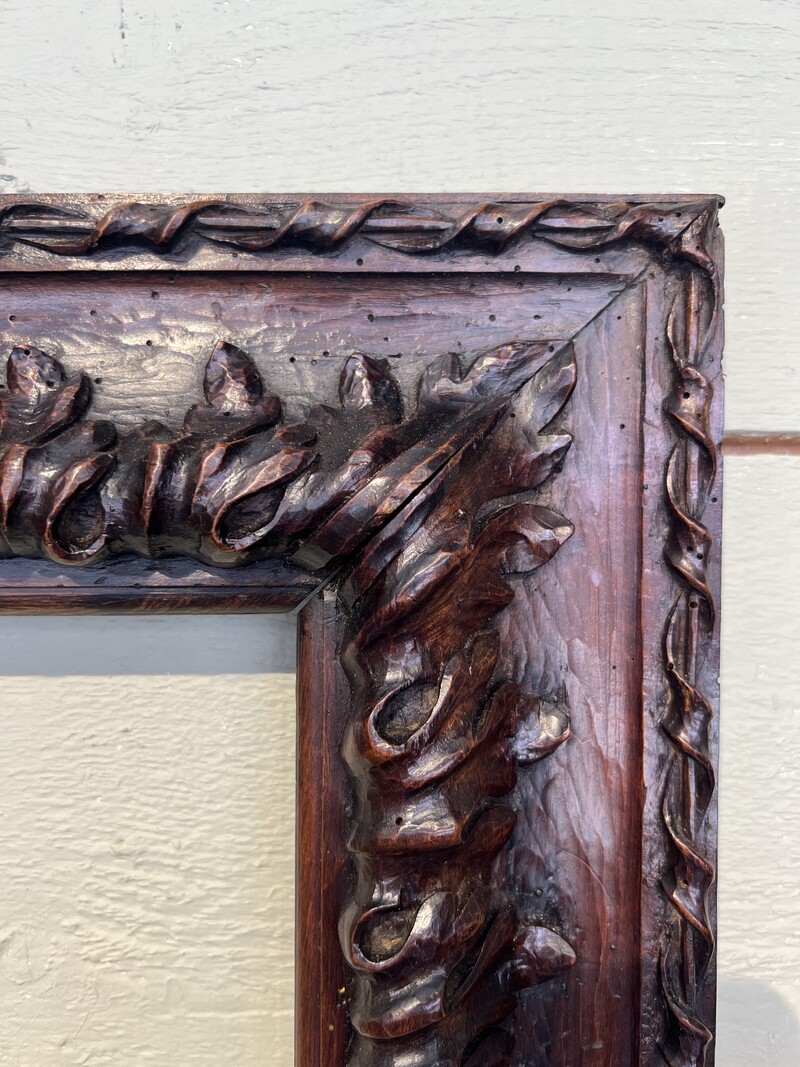17th century carved wooden frame