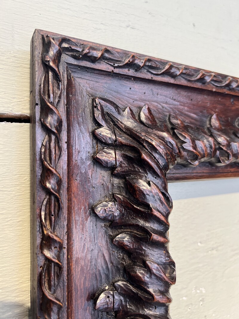 17th century carved wooden frame