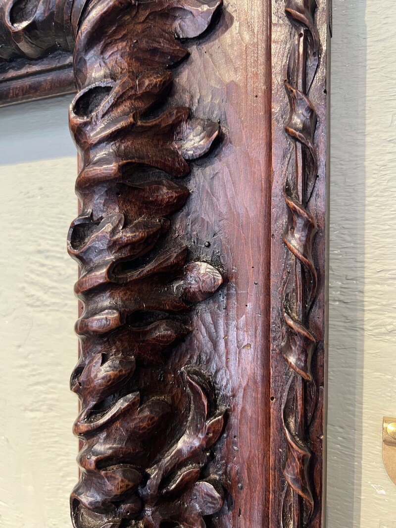 17th century carved wooden frame