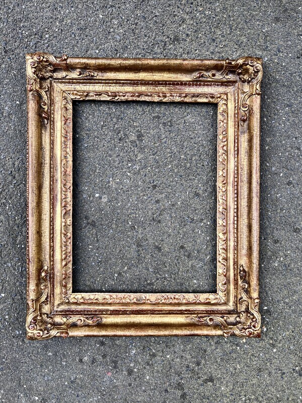 17th Century Louis XIV Golden Wood Frame