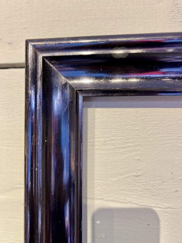 19th Century blackened wooden frame