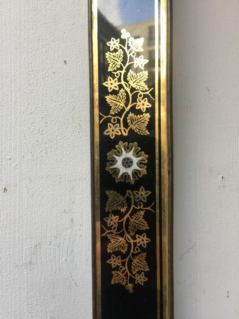 19th Century Eglomized Glass Frame