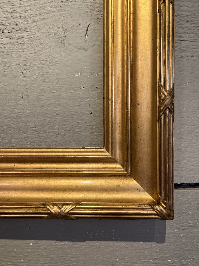 19th century gilded wood frame