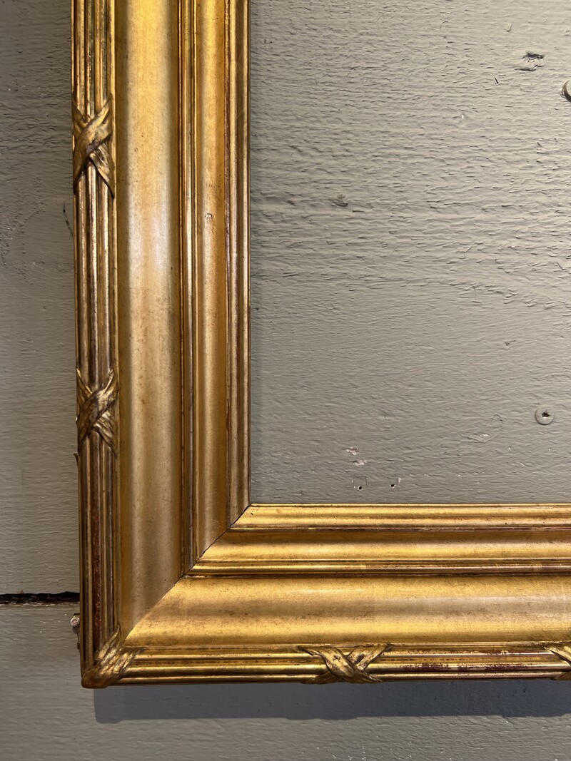 19th century gilded wood frame