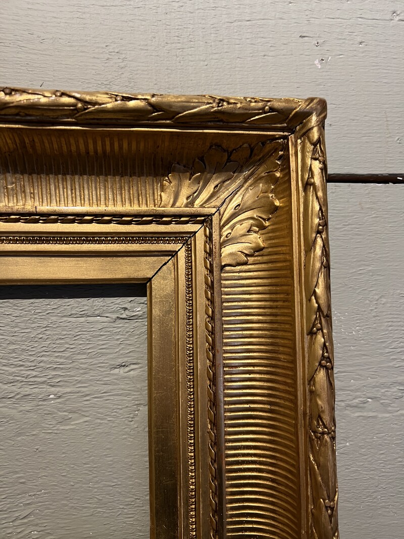 19th century gilded wood frame