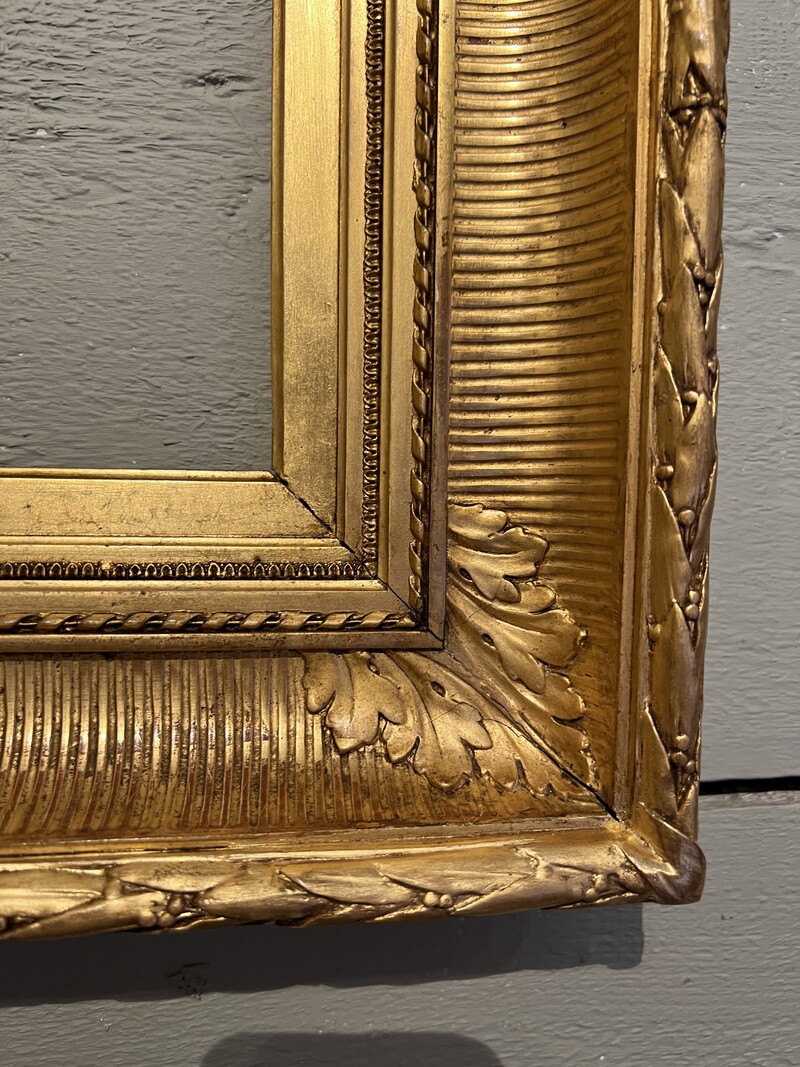 19th century gilded wood frame