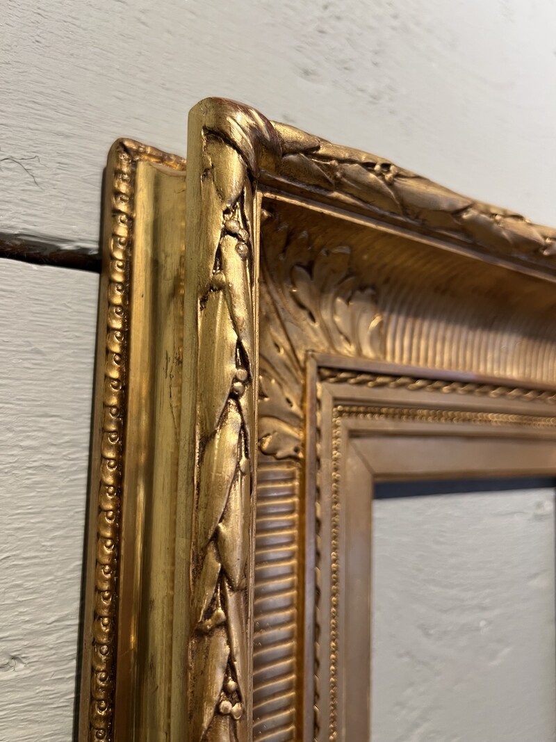 19th century gilded wood frame