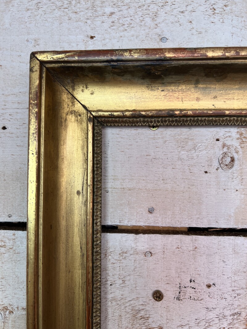 19th Century Golden Wood Frame