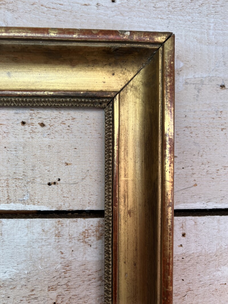 19th Century Golden Wood Frame