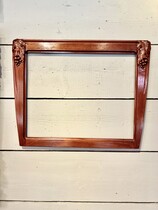Art Nouveau mahogany frame