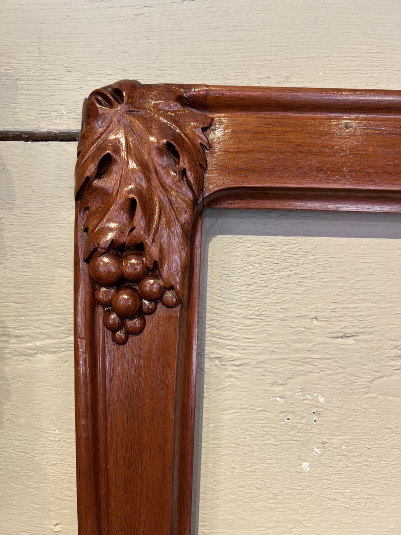 Art Nouveau mahogany frame