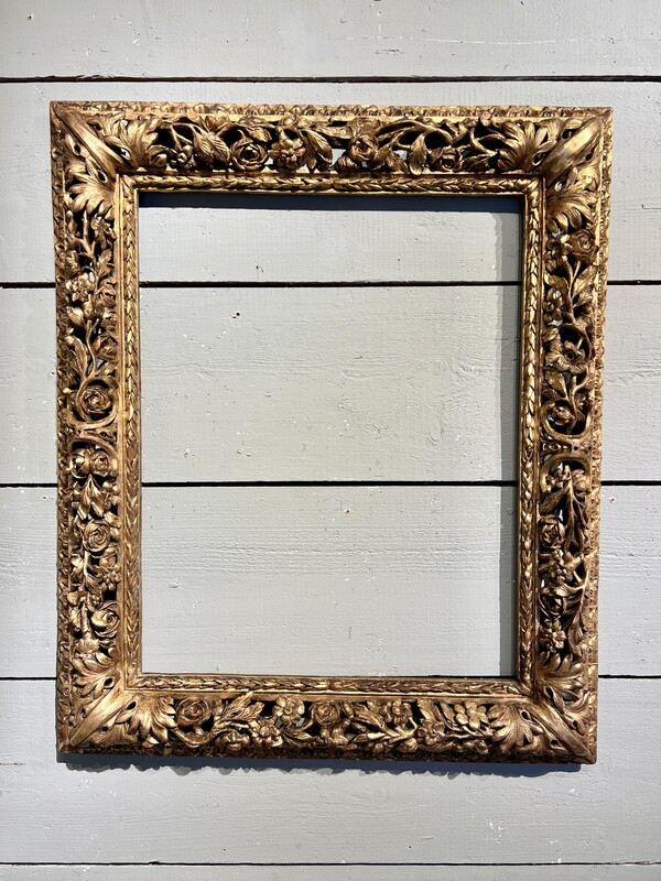 Carved wooden frame, Italy, 16th century