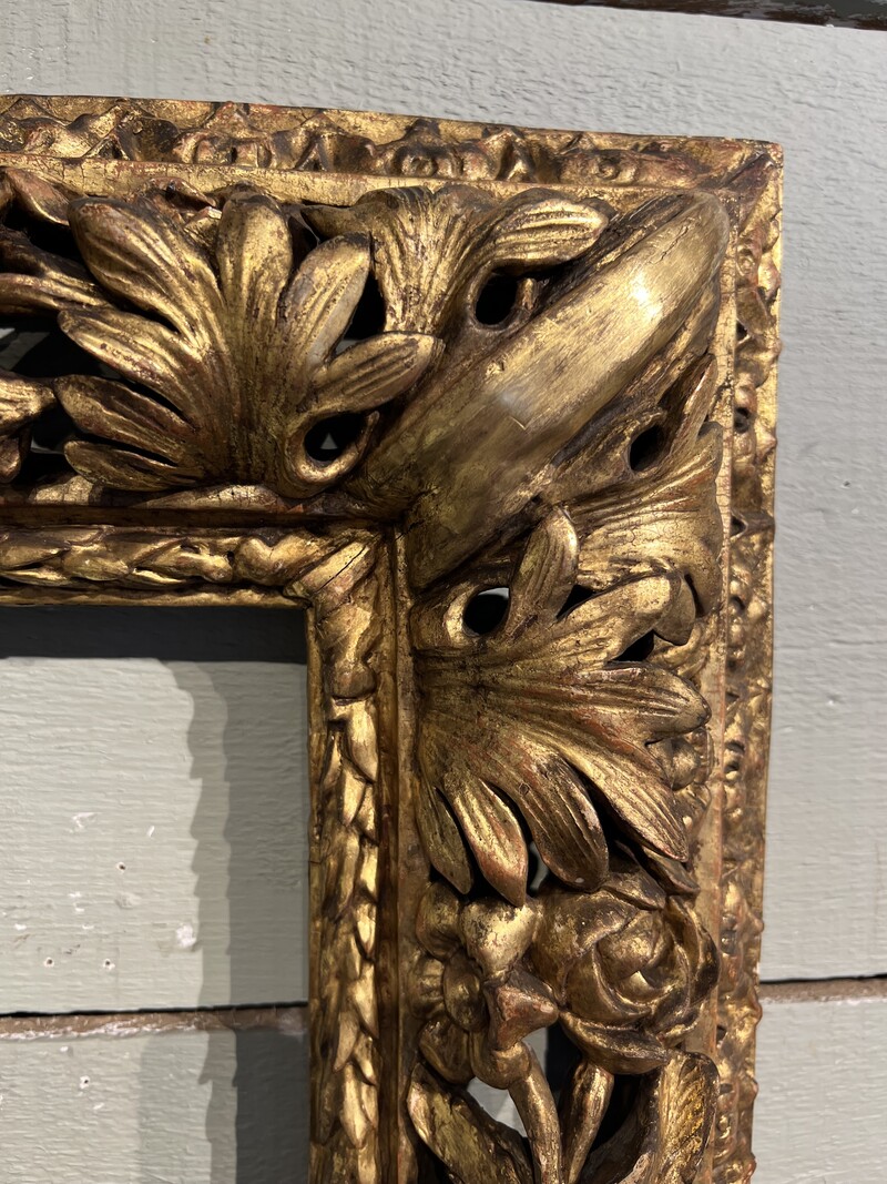 Carved wooden frame, Italy, 16th century