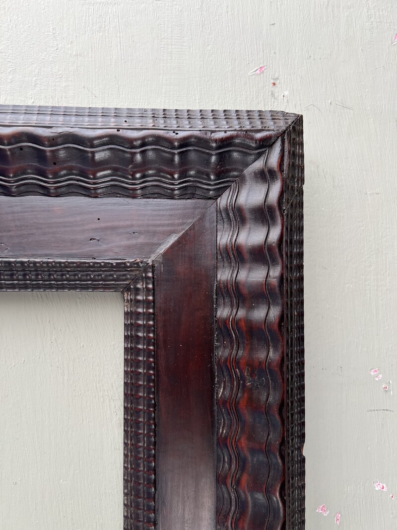 Ebonized wood frame, 17th century Italy