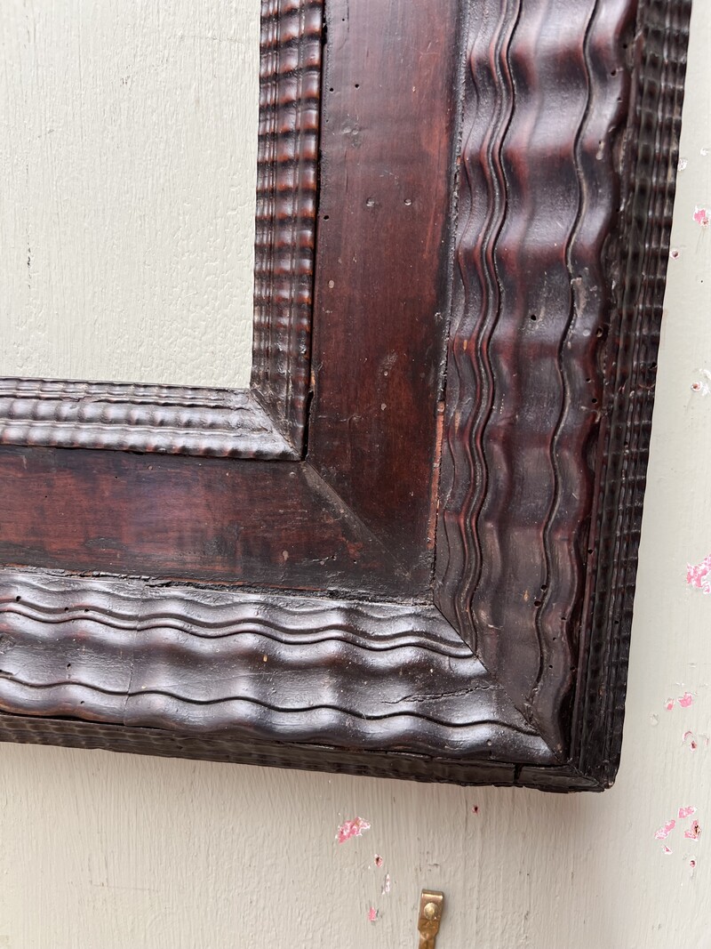 Ebonized wood frame, 17th century Italy