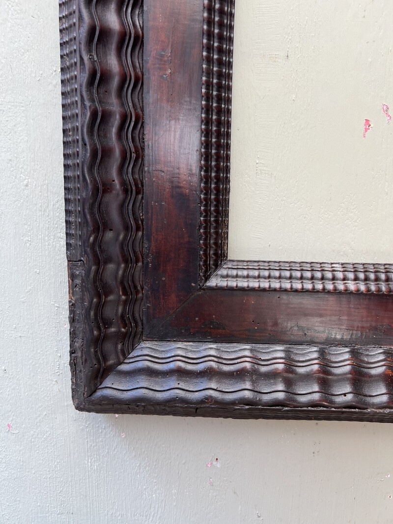 Ebonized wood frame, 17th century Italy