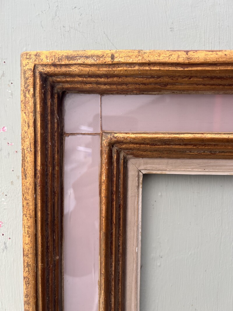 Emile Bouche Frame in Eglomisé Glass