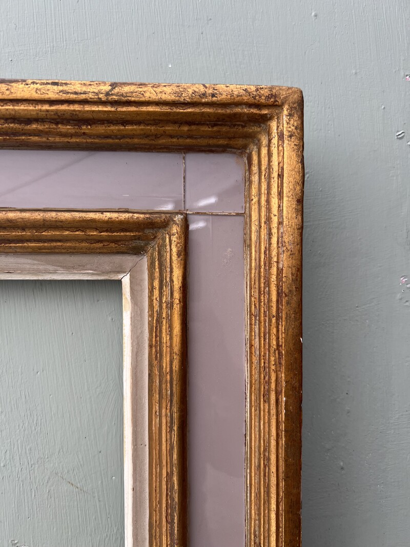 Emile Bouche Frame in Eglomisé Glass