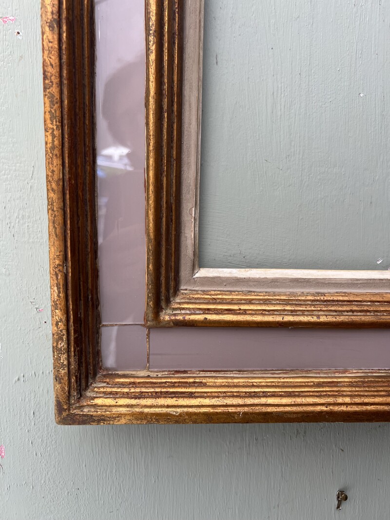 Emile Bouche Frame in Eglomisé Glass
