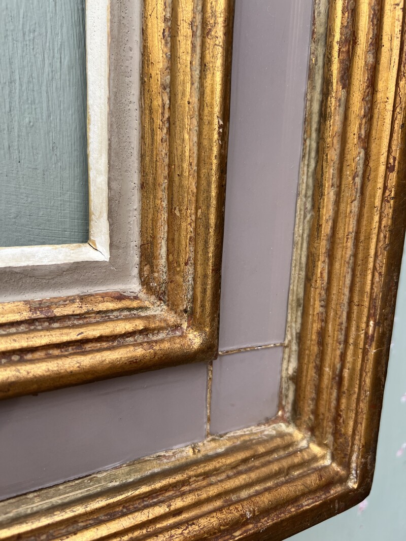 Emile Bouche Frame in Eglomisé Glass