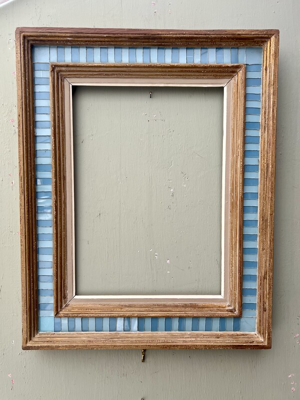 Emile Bouche Frame in Eglomisé Glass