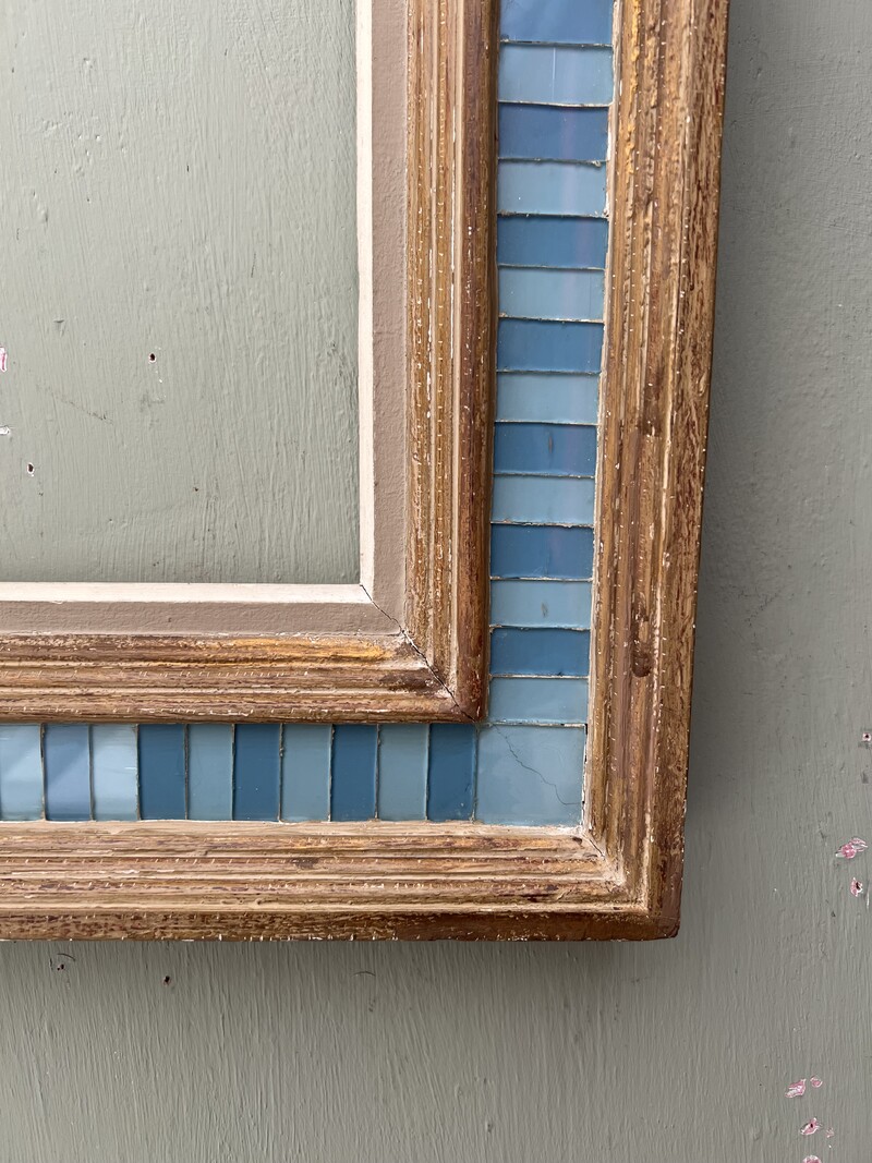 Emile Bouche Frame in Eglomisé Glass