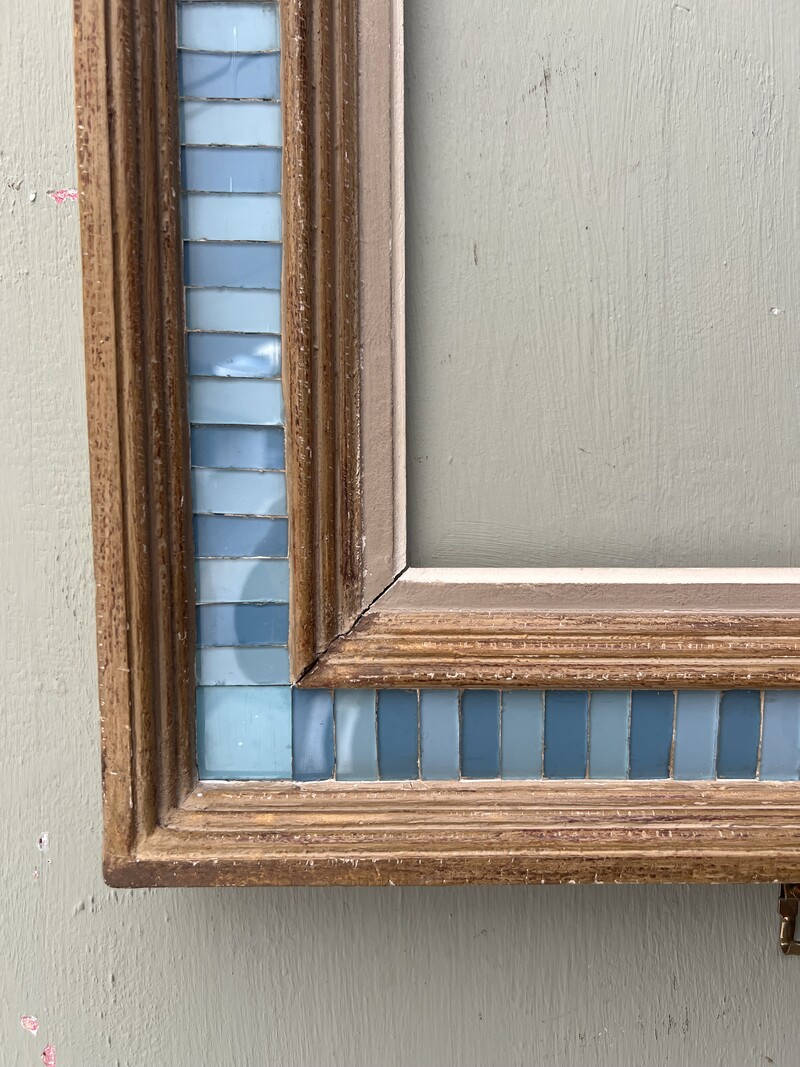 Emile Bouche Frame in Eglomisé Glass