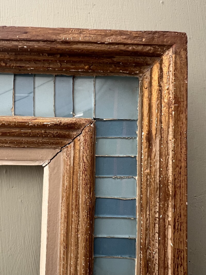 Emile Bouche Frame in Eglomisé Glass