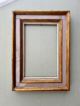 Emile Bouche Frame in Eglomisé Glass