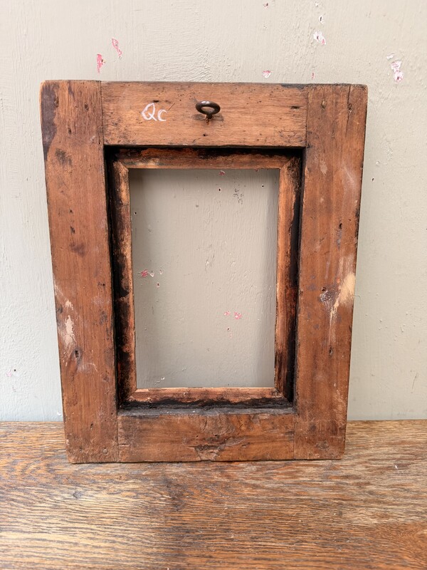 Gilded and blackened wood frame Italy Rome 18th century