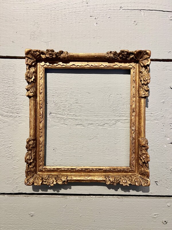 Gilded wood frame Louis XIV 17th