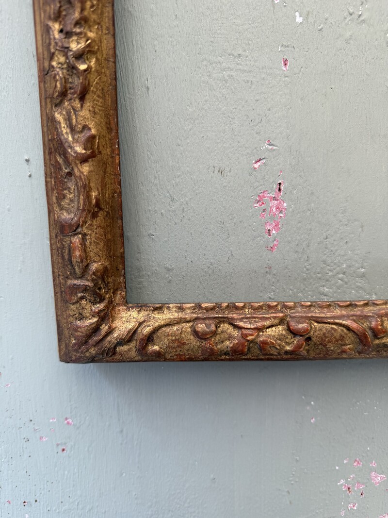 Gilded wooden frame Berain Louis XIV 17th century