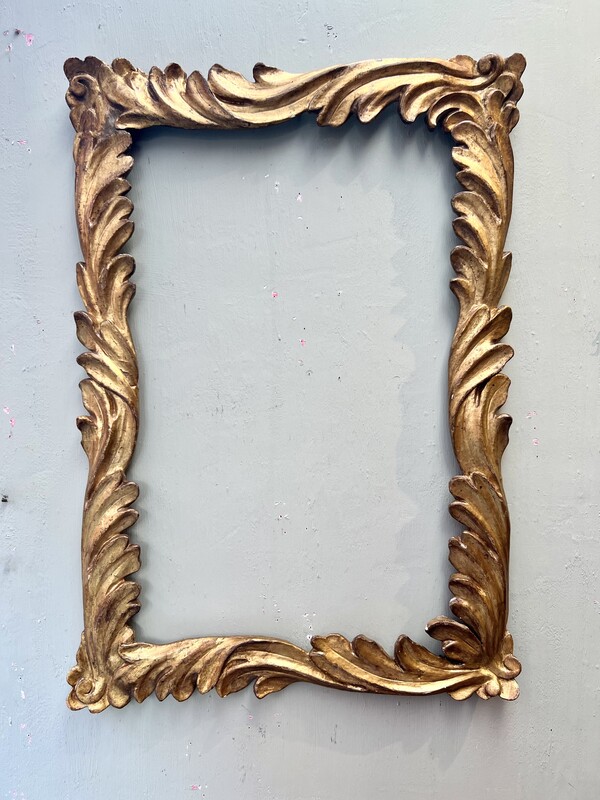 Gilded Wooden Frame, Italy, 18th Century 