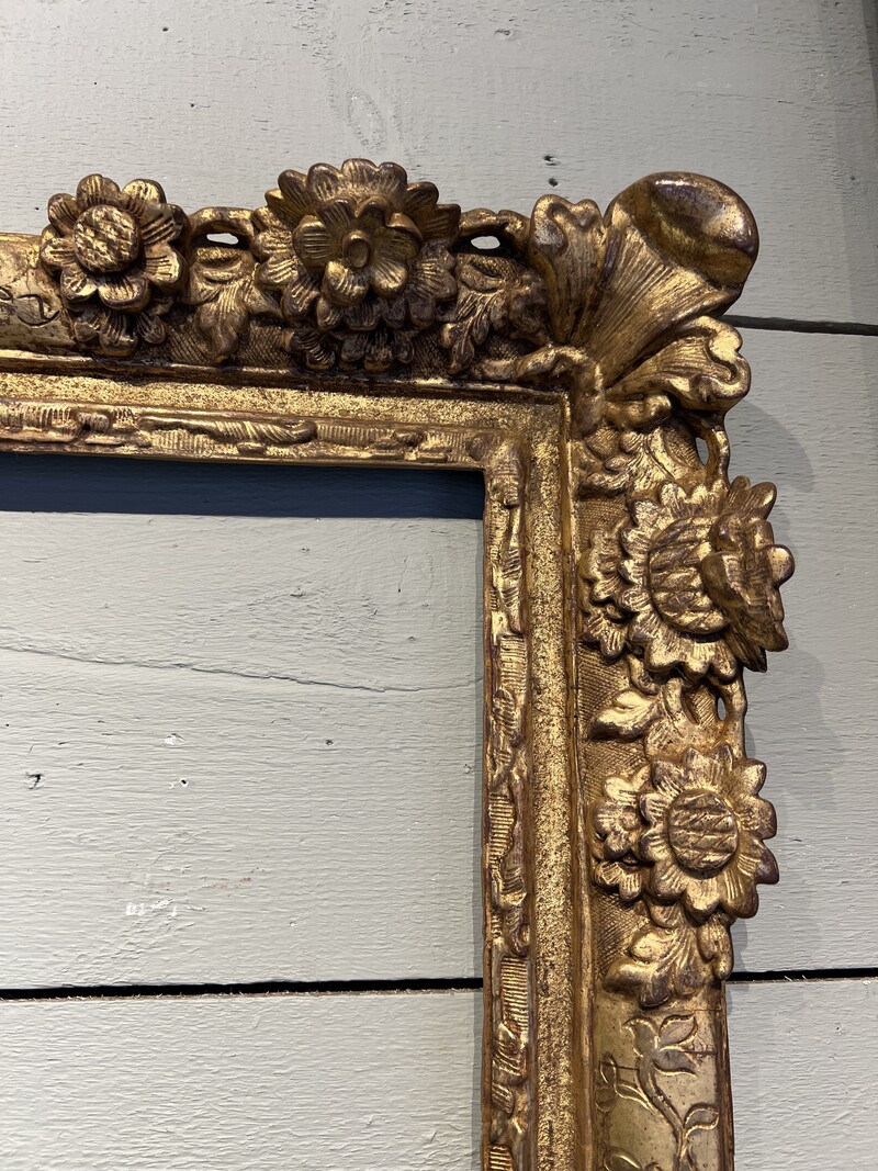 Gilded wooden frame Louis XIV 17th century