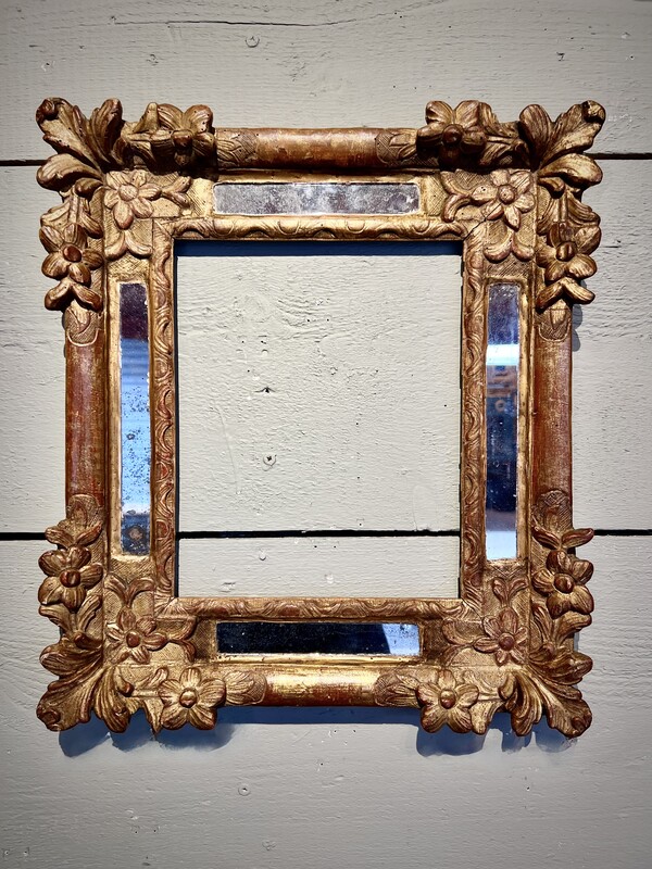 Gilded wooden frame Louis XIV 18th century