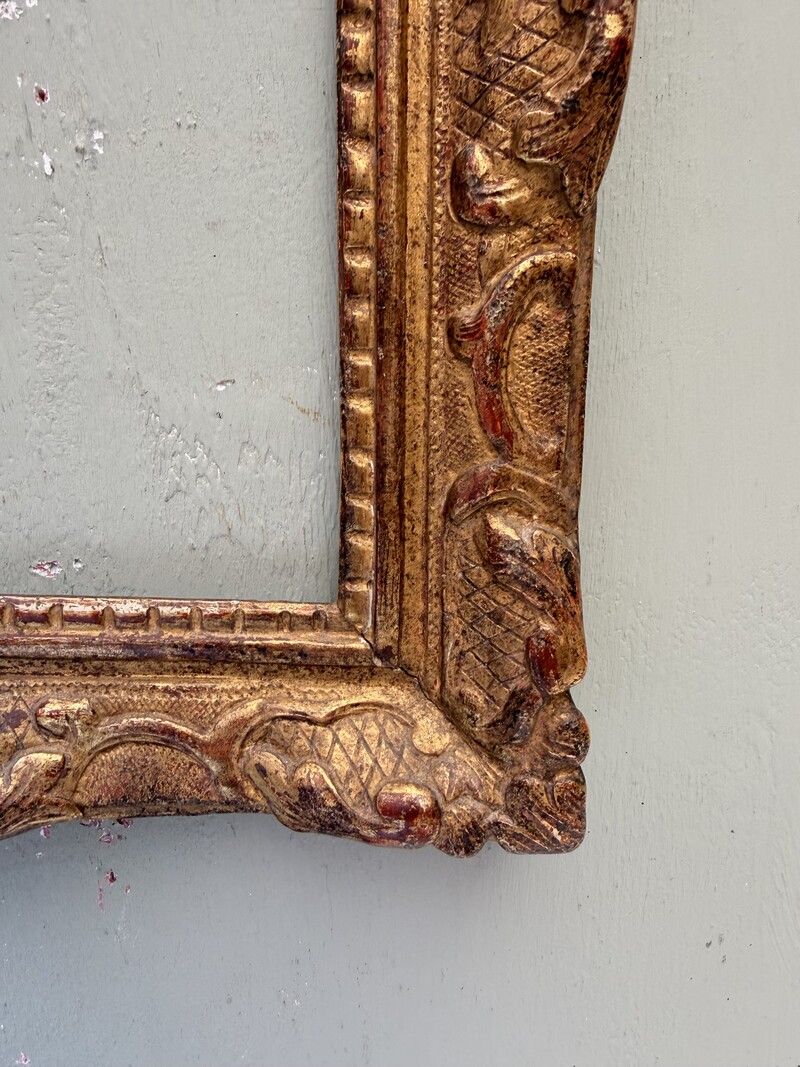 Gilded wooden frame, Louis XIV era 17th century