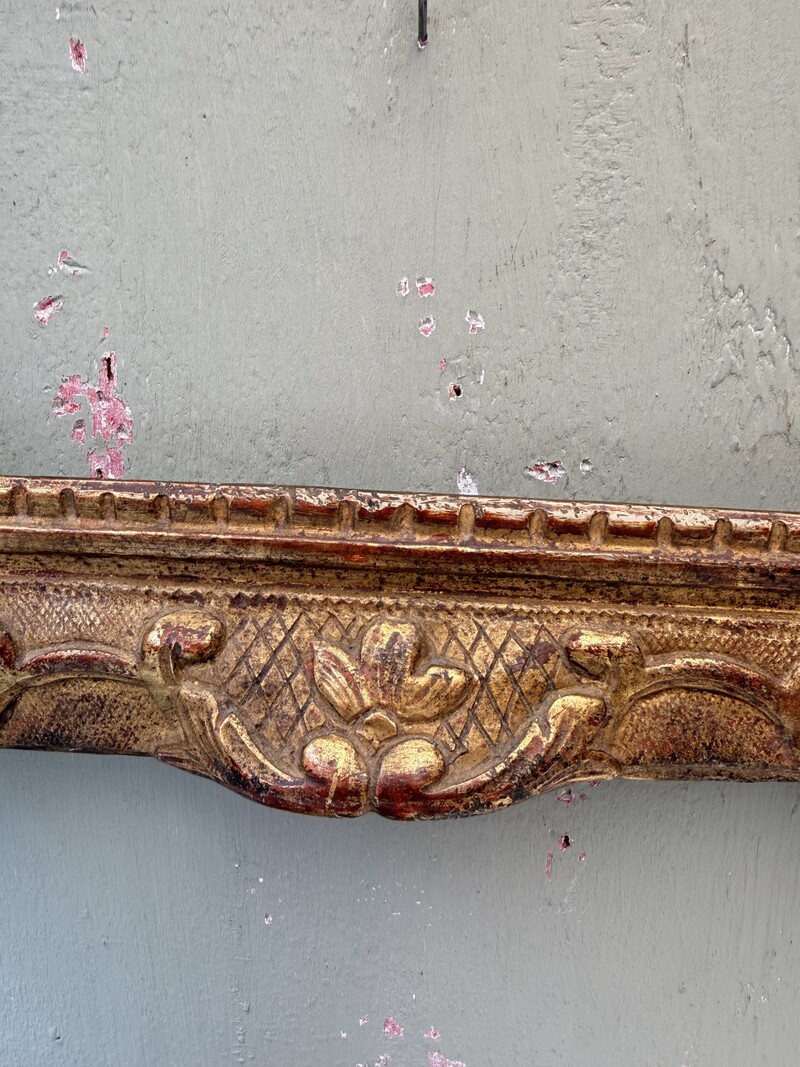 Gilded wooden frame, Louis XIV era 17th century