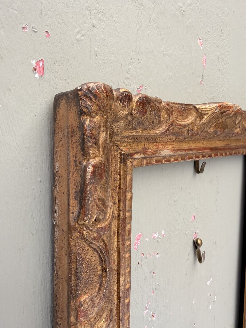 Gilded wooden frame, Louis XIV era 17th century