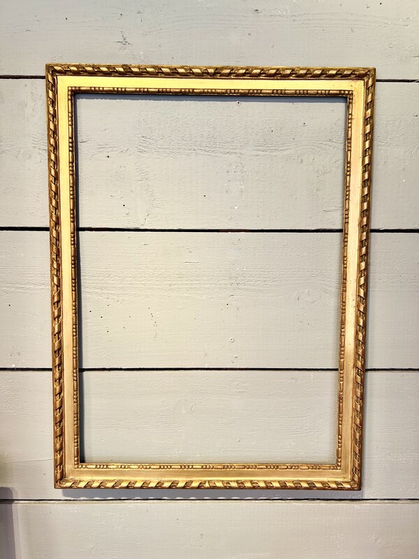 Gilded wooden frame Louis XVI 18th century