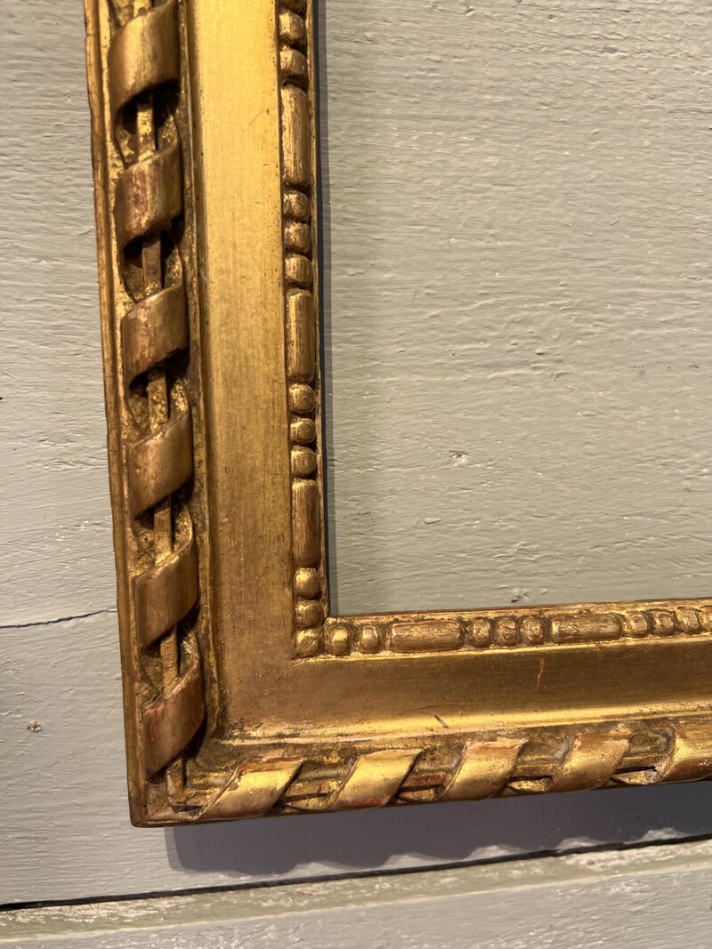 Gilded wooden frame Louis XVI 18th century