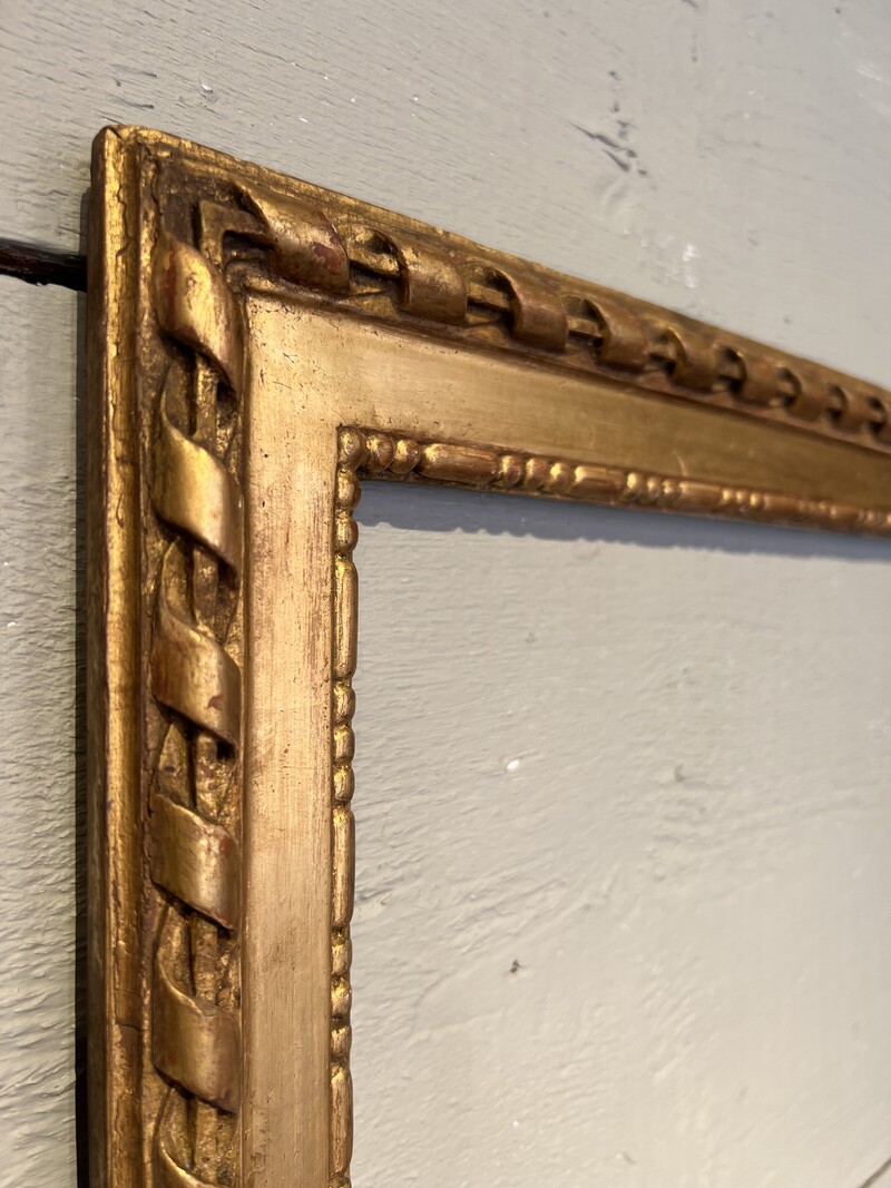 Gilded wooden frame Louis XVI 18th century