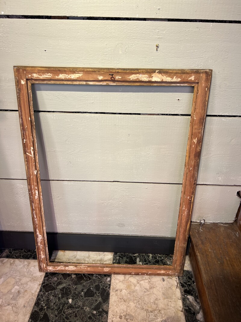 Gilded wooden frame Louis XVI 18th century